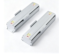 Rails linéaires ultra-précis usinés avec haute précision, en acier à roulements d'aluminium, haute vitesse 1000 mm/s, moteur à vis à billes CNC, course 2000 mm