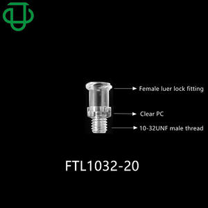 Conector Luer de Nylon PP PC con Rosca Externa 10-32UNF para Uso Médico e Industrial - Product Image 2