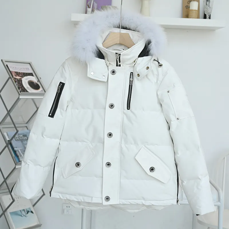 브랜드 럭셔리 제조업체 브랜드 도매 1:1 백인 남성 여성 퍼 버블 코트 다운 재킷
