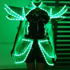 Đầy đủ màu sắc LED dạ quang trang phục/kính/Robot costumewomens & Mens cho - Product Image 6