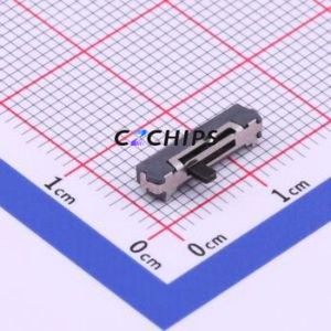 K3-1386S-F1 Slide Switch SMD Switch Single Pole Three Throw Rectangle Pin Header SMD Tab 12.7mm - Product Image 1