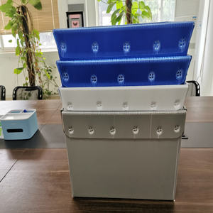 Polypropylene CORRUGATED Mail <strong>Plastic</strong> <strong>Totes</strong>/Corn-flute Trays - Product Image 4