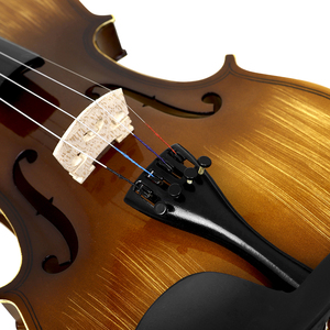 Violon en bois massif IRIN pour étudiants 4/4, directement de l'usine, finition naturelle claire / brillant vintage avec étui et archet pour la vente en gros - Product Image 6