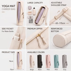 Wholesale Fashion Yoga Mat <strong>Carrier</strong> <strong>Bag</strong> Adjustable Strap Waterproof Polyester <strong>for</strong> Gym Yoga Studio <strong>Storage</strong> OEM/ODM Available - Product Image 4