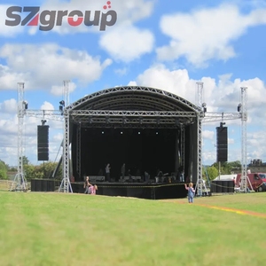 Sistema de escenario portátil de aluminio con precio competitivo, estructura de techo <span class=keywords><strong>para</strong></span> eventos, bodas al aire libre, <span class=keywords><strong>fiestas</strong></span>, montaje rápido, festivales de música, ¡Oferta! - Product Image 1