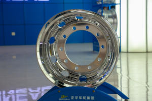 ขอบล้อรถบรรทุกอัลลอย22.5 8.25อลูมิเนียมจากโรงงาน - Product Image 4