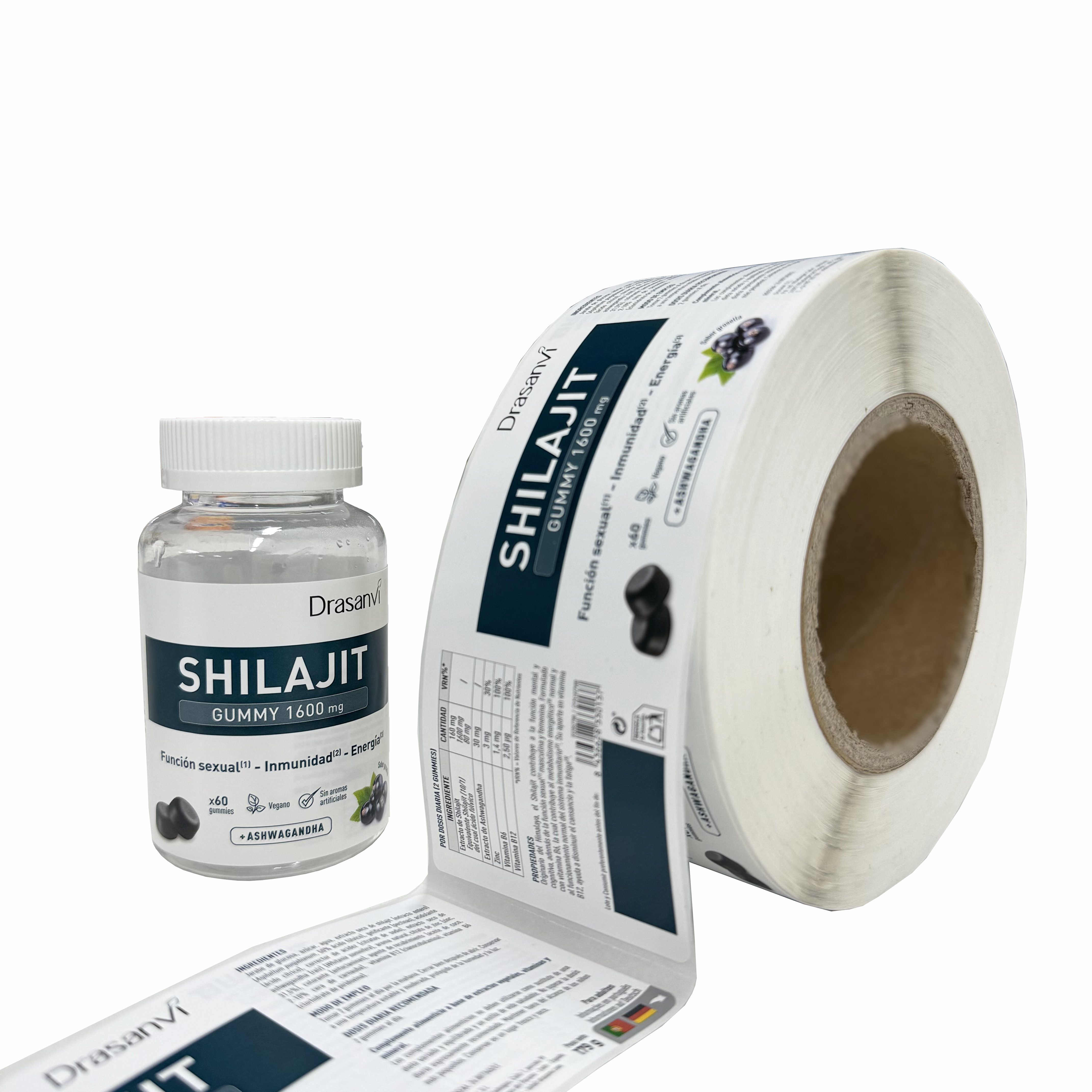 High-quality Printing Custom Bulk Printing Of Health Supplement Bottle Packaging Labels, Private Brand Stickers