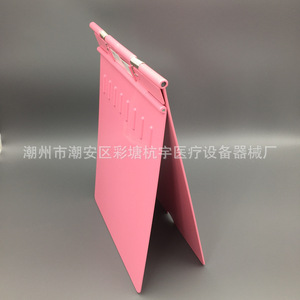 Jinbokang A4 Plastic Medical Clipboard With Label <b>Holder</b> For Hospital Patient <b>Records</b> And Nurse Files Light Blue Dark Blue Pink - Product Image 4