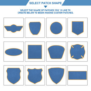 Patch Ricamata Personalizzata con Nome, per Scout, Airsoft, Moto, Sport, Hockey, Baseball, Calcio, con Motivi a Cuore e Fiori - Product Image 2