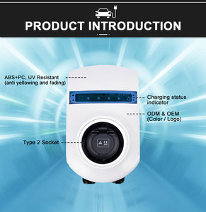 Estación de Carga para Vehículos Eléctricos AC, 16A 32A, Tipo 2, Estándar Europeo, Cargador EV con Funciones Completas OCPP 1.6j, 22KW 230V/400V, Nueva Energía - Product Image 6