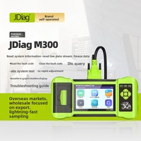 Herramienta de Diagnóstico para Motocicletas JDiag M300, Ajuste de Velocidad en Reposo CO, Lectura de Flujo de Datos en Tiempo Real, Análisis de Batería