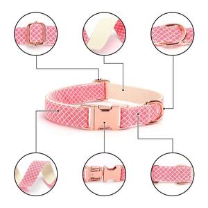 Ensemble collier et laisse pour chien gravé multicolore avec collier réglable et plaque d'identification personnalisée pour chiens de petite et moyenne taille - Product Image 3