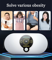 Ceinture de massage vibrante rechargeable pour la taille, avec contrôle de la minuterie, pour la réduction de la cellulite, massage abdominal et dorsal