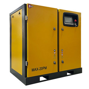 Compressore d'aria a vite PM VSD da 15kW, stazionario, 8-10 Bar, 2,25 M/min, IP55, a trasmissione diretta, compatto, industriale - Product Image 3