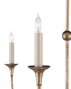 Nottaway Grande Đồng đèn chùm Currey và công ty nottaway 18 ánh sáng 60 "rộng rèn sắt nến phong cách đèn chùm - Product Image 3