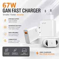 Chargeur rapide PD OQ3.0 33W 67W 120W avec adaptateur secteur US EU et câble de charge USB Type C 6A pour téléphone Xiaomi