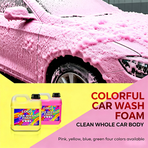 2024 Nieuw Product Gekleurde Schuim Autowas Shampoo Zeep Schuim Was Shampoo Super Concentraat 1:600 Super Sterke Ontsmetting - Product Image 2