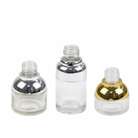 Flacon compte-gouttes en verre design pour cosmétiques, huiles essentielles, soins de la peau, emballage de soins personnels, avec bouchon sécurité enfant transparent, pour sérum, plusieurs formats
