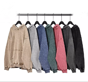 <span class=keywords><strong>Waso</strong></span> Life-Sudadera con capucha de lavado ácido de alta calidad, ropa de calle de gran tamaño - Product Image 2