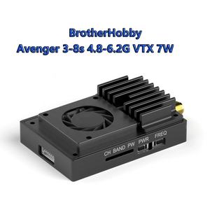 Trasmettitore Video BrotherHobby Avenger 7W, Banda Larga 4.8-6.2GHz e Regolabile <span class=keywords><strong>3</strong></span>-8S per Droni FPV a Lungo Raggio e Velivoli ad Ala Fissa - Product Image 6