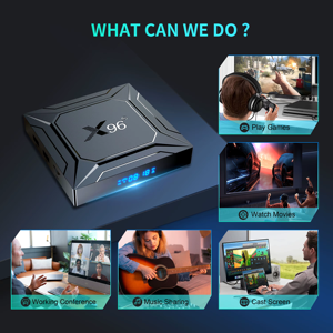 X96 M200กล่องทีวี Android14 amlogic S905X5M 6Nm CPU Quad Core ARM <span class=keywords><strong>Cortex</strong></span> <span class=keywords><strong>A55</strong></span>ในตัวรองรับ AI-SR 4K Ultra HD Gigabit LAN - Product Image 5