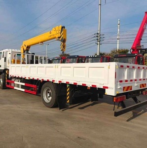 Grue de chantier flexible 36t GSQS350-5 360kN.<span class=keywords><strong>m</strong></span>, grue montée sur camion, grue de camion pour la construction routière - Product Image 6