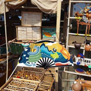 พัดลมคลัค Ultimate Performance ขนาด 33 ซม. ที่ได้รับการยอมรับระดับโลก ผลิตด้วยเทคนิคการลงสีผ้าแบบพกพา - Product Image 5