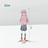 Support de Présentation en Acrylique Transparent pour Figurines d'Anime et Jouets de Designer, Présentoir de Bureau pour Objets de Collection, Vente en Gros OEM Personnalisée