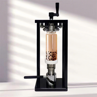 Machine de scellage de canette commerciale portable de haute qualité Bubble Tea Coffee Handheld Pet Can avec couvercles en aluminium