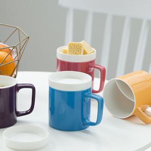 Creative Porcelain <b>Tea</b> <b>Infuser</b> Cups Ceramic Loose Leaf <b>Tea</b> <b>Mug</b> with Lid - Product Image 3