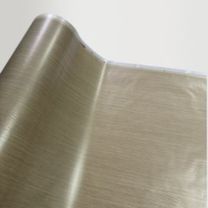 Lámina de estampado en caliente de grano de madera lineal fina de roble claro elegancia minimalista para marcos de fotos de PP, PS, WPC, PVC, paneles de pared - Product Image 1