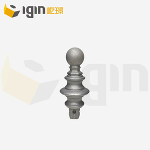 Poste de Aluminio para Escaleras, 25x25mm, Punta Redonda, para Barandillas y Accesorios de Portones, Uso Industrial y Civil - Product Image 1