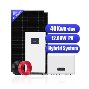 Top Sale Good Quality 4.2 KW Hybrid Solar Energy System Flowatt Single Phase For Household Equipment