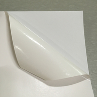 Rouleau de vinyle PVC personnalisé vinyle blanc auto-adhésif sans motif de paysage autocollant adhésif blanc amovible pour voiture