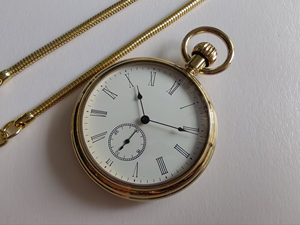 Montre de poche mécanique vintage pour homme, boîtier rond en acier 50 mm, cadran analogique, verre minéral, étanche au quotidien - Product Image 4