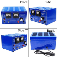 Vente en gros PM260A 20V Platine Argent Or Électroplacage Machine 15A/30A Redresseur Or Placage Machine Bijoux Galvanoplastie