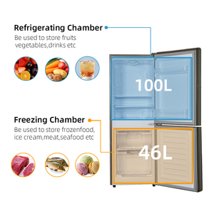 Réfrigérateur domestique, réfrigérateur supérieur, congélateur inférieur, parfait pour le stockage quotidien - Product Image 1