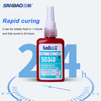 Type à séchage rapide Super Glue Lock Fil métallique serré Fixation anti-relâchement Colle anaérobie Filetage haute température