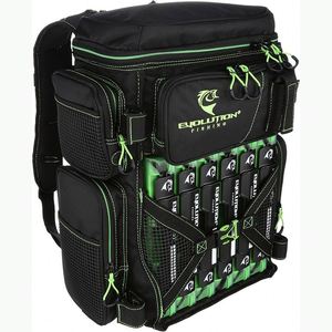 Mochila de pesca con soporte para cañas, mochila para aparejos de pesca, bolsa de pesca grande de 600D para guardar equipo de pesca (muestra gratuita) - Product Image 1