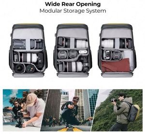Échantillon gratuit : Sacs à appareil photo professionnels pour photographes, grande capacité, étui pour appareil photo imperméable, sac à dos pour photographie - Product Image 3