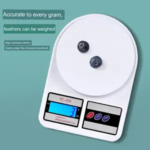 Multifunción 10Kg Black Smart Gramera Electronic Digital Kitchen Food Weight Scale con Bowl para Cocina