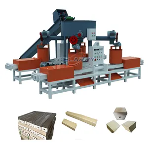 Professional wood pallet feet molding machine wood sawdust block making processing machine on sale