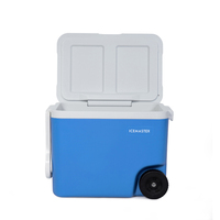 Icemaster vente en gros empilable 7 14 45 2l qualité alimentaire Pp Mini coffre à glace extérieur Portable voiture glacière ensemble avec roues