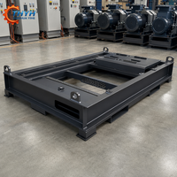 Base de support pour moteur à vitesse variable soudé industriellement |   Revêtement époxy |   Acier Q345/Q355 |   ISO 9001 QC |   pour l'installation d'un moteur d'entraînement