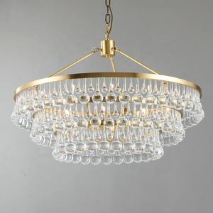 Zhongshan-lámpara colgante de <span class=keywords><strong>cristal</strong></span> k9 grande, iluminación China para el hogar, de lujo, para lluvia y agua - Product Image 6