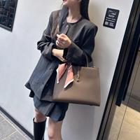 Bolso Tote de Cuero Togo de Grano Superior, Lujo Discreto, para el Trabajo y Viajes, Sin Marca, con Asa Superior, Venta al por Mayor para Boutiques del Reino Unido y Francia