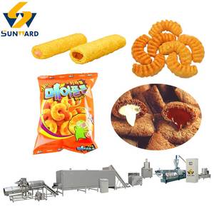 Línea de Extrusión de Snacks Inflados con Relleno de Crema de Doble Tornillo, Venta Caliente en África - Product Image 1