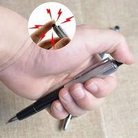 Bolígrafo Eléctrico de Truco de Magia Práctico, Juguete Divertido con Efecto de Descarga Sorprendente, Clásico, Duradero, de Plástico, con Batería Integrada JY, 15cm