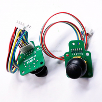 USB Arcade Stick denetleyici çip Mini 3D Analog sıfır gecikme PC MAME için ahududu Pi anahtarı PS/3 buhar sikke itici üretilen