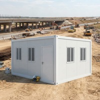 Fabricant chinois de maisons conteneurs préfabriquées, bâtiment portable en panneaux sandwich en acier léger pour l'hébergement des travailleurs